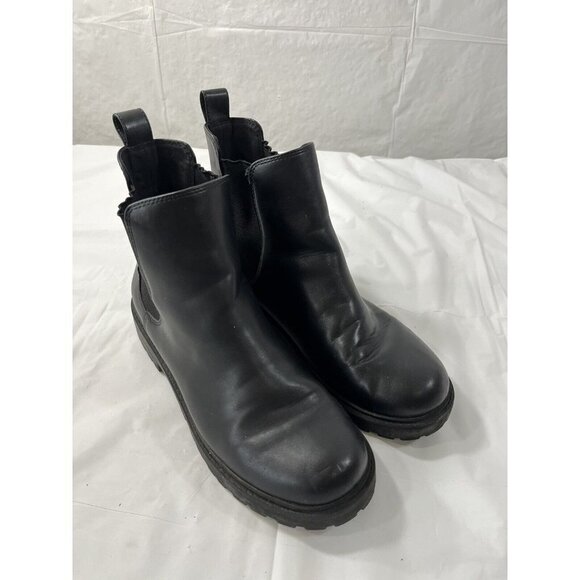 Divided H&M Black combat boot size 7 - Picture 2 of 11